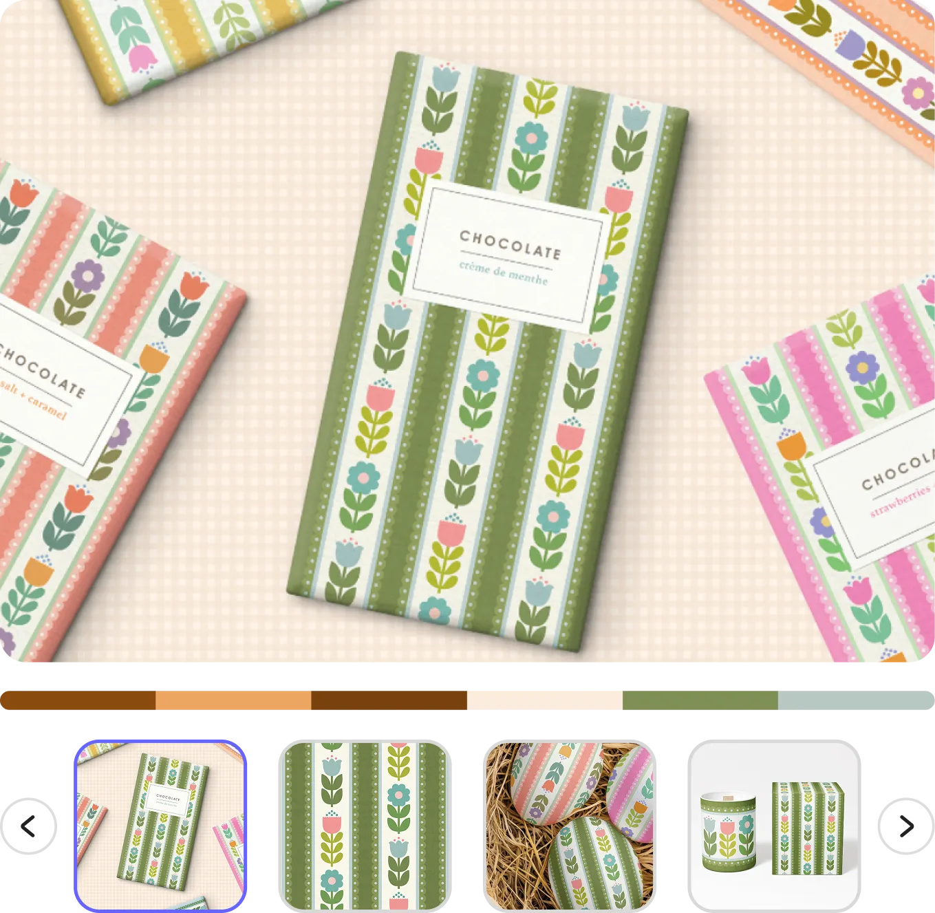 Patterned preview